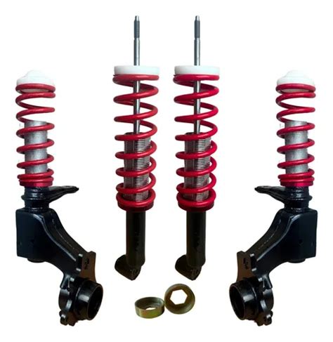 Suspensão A Rosca Do Gol G2 - Kit Suspensão A Rosca Com Telescopios Gol G2 | Parcelamento sem juros
