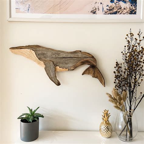 15+ Wooden Whale Wall Decor