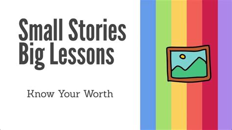 Know Your Worth A Short Story About Self Esteem Small Stories Big