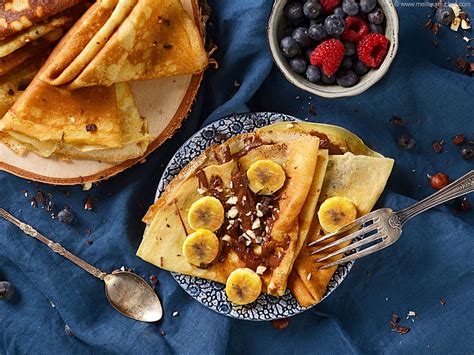 crêpe chocolat banane Notre recette avec photos Meilleur du Chef