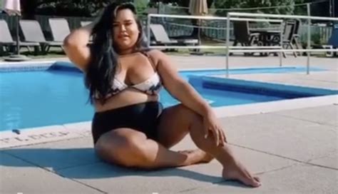 Plus Size Influencer Defends Herself After Posting Video In A Bikini
