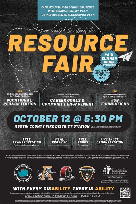 Asotin County Resource Fair Asotin County Community Services