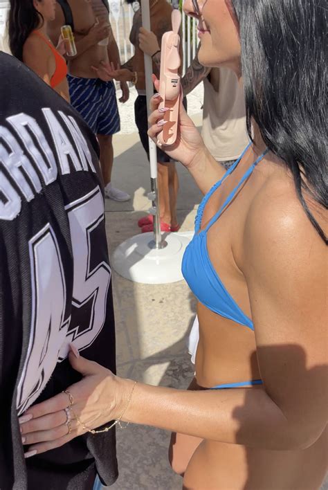 Tiny Blue String Bikini Closeup Cameltoe Beach Bikini Forum