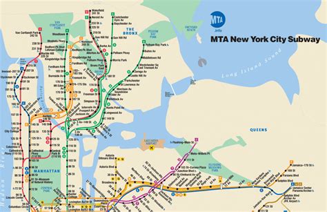 Fonctionnement et plan du métro de New York - Partir à New York