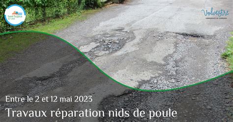 Travaux De R Paration De Nids De Poule St Sulpice Sur L Ze