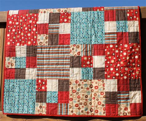 Nine Patch Baby Quilt Pattern Fat Quarter Quilt Pattern Back Etsy