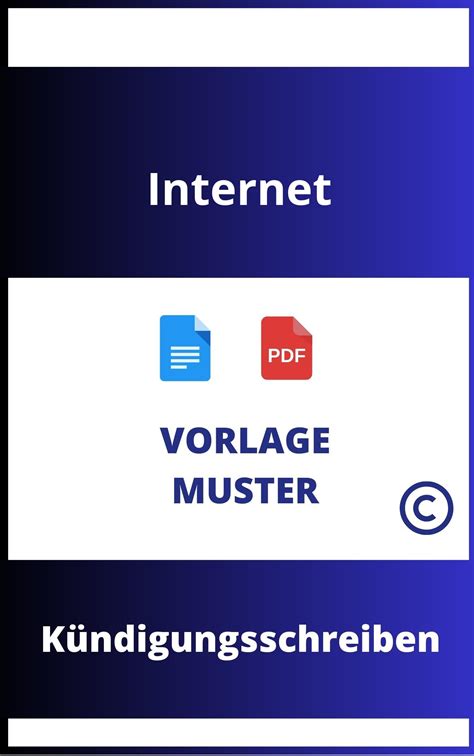 K Ndigungsschreiben Internet Vorlage Muster Word Pdf