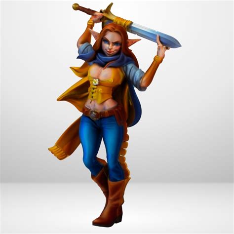 Hot Goblin エルフカウガール ミニチュア ホットゴブリン ウェスタン風TRPG