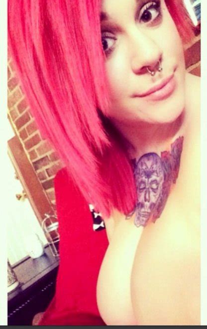 Pink Hair Piercing Tattoo Porn Pic