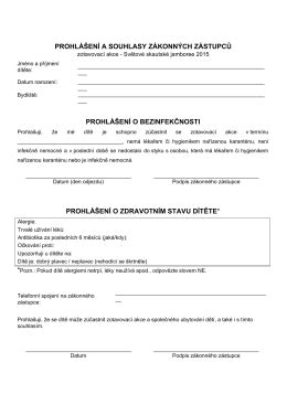 potvrzení o bezinfekčnosti