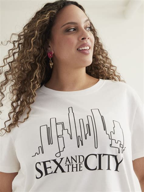 Short Sleeve Tee With Sex And The City Print Penningtons