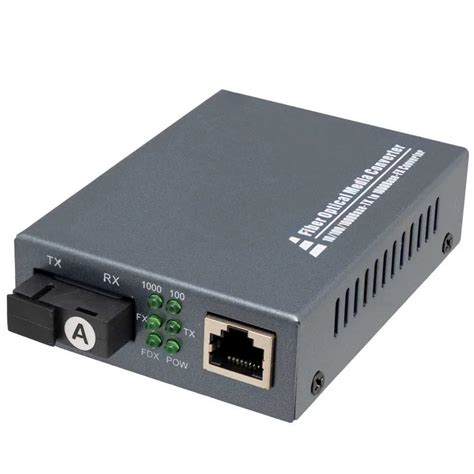 Euroconnex OMC01A Fiber Optical Media Converter Black | Techinn