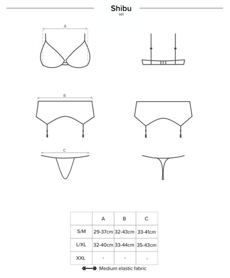 Obsessive Shibu Black Sheer Three Piece Lingerie Set SexyStyle Eu