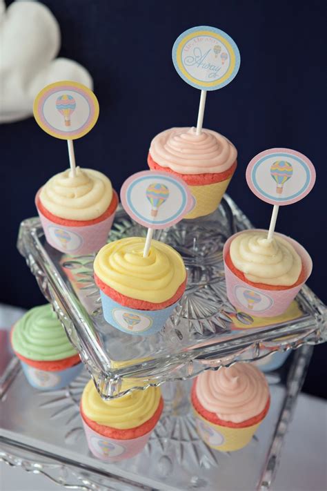 Kara S Party Ideas Hot Air Balloon Themed Baby Shower Kara S Party Ideas