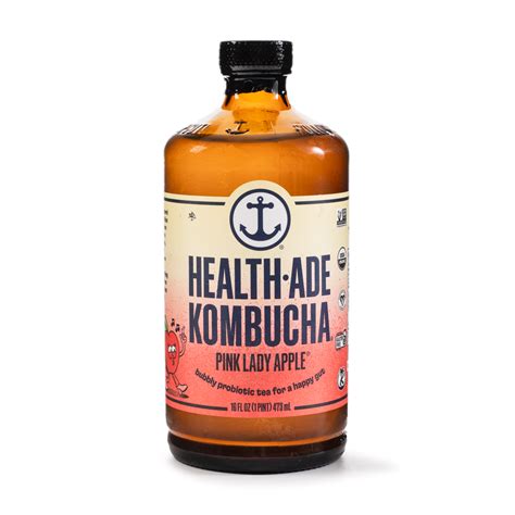 Get Health Ade Kombucha Pink Lady Apple 16 Floz Delivered Weee