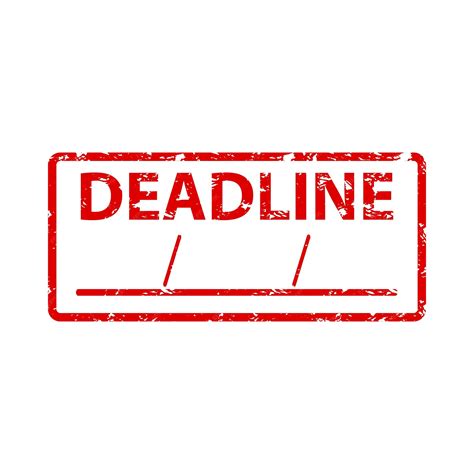 Premium Vector | Deadline time rubber stamp Vector of timer symbol