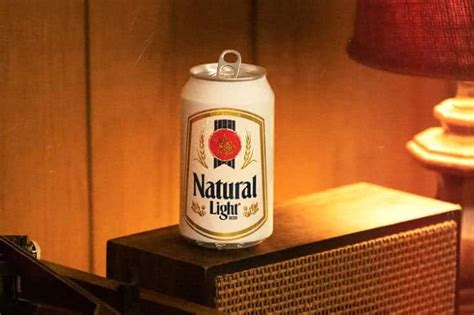 natural lite beer cans  retro american craft beer