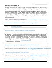 Inferences Worksheet 10 | Reading Activity - Worksheets Library