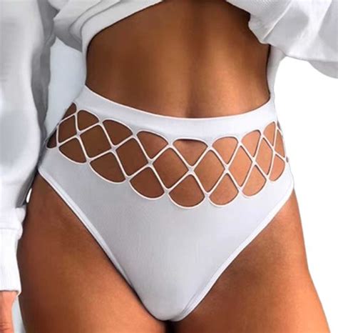 Slip ouvert sexy Wit Sous vêtements Femme Lingerie bol