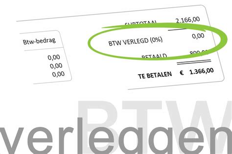 Hoe Ga Je De Btw Verleggen Op Factuur Tips En 3 Voorbeelden