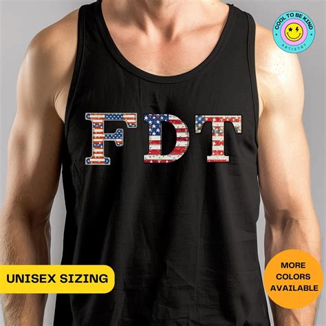 Anti Trump Shirt Tank Top Vintage FDT Democrat Gift Leftist Gifts Fuck Trump Shirt Anti Donald