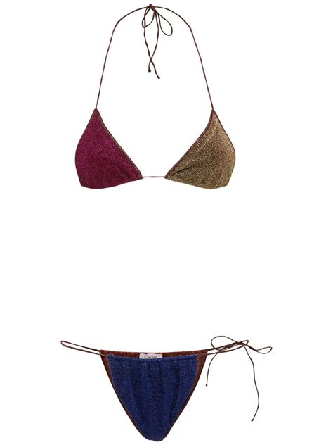 Buy OSÉREE SWIMWEAR Lumière Colorè Microkini Bikini Set At Off Editorialist
