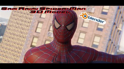 Sam Raimi Spider Man D Model Blender Youtube