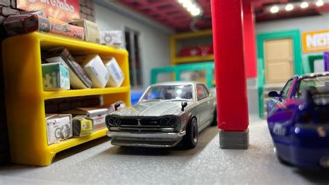 Fast Furious Tokyo Drift Han S Garage For Hot Wheels 1 64 Scale Cars Free 3D File For 3D