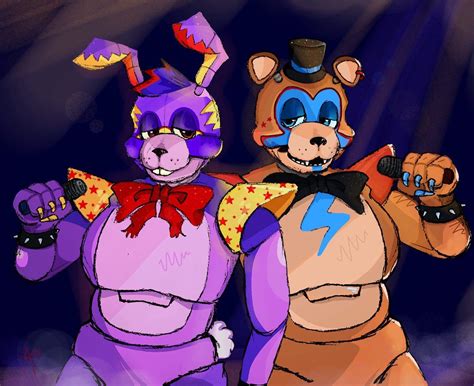 Glamrock Freddy And Bonnie Five Nights At Freddys Amino