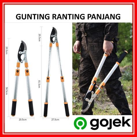 jual gunting tanaman pohon dahan ranting batang stek bunga hias taman