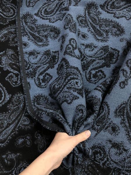 Ткань Букле двустороннее серо-голубое Италия - купить с доставкой по ...