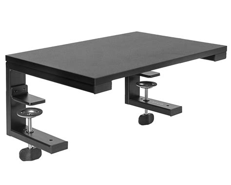 Clamp On Versatile Desktop Shelf Riser Vivo Desk Solutions Screen