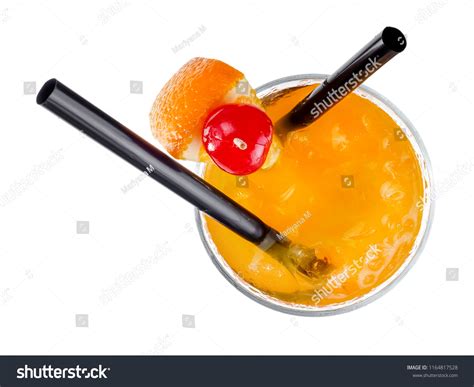 Cocktail Sex On Beach View Above Stock Photo Shutterstock