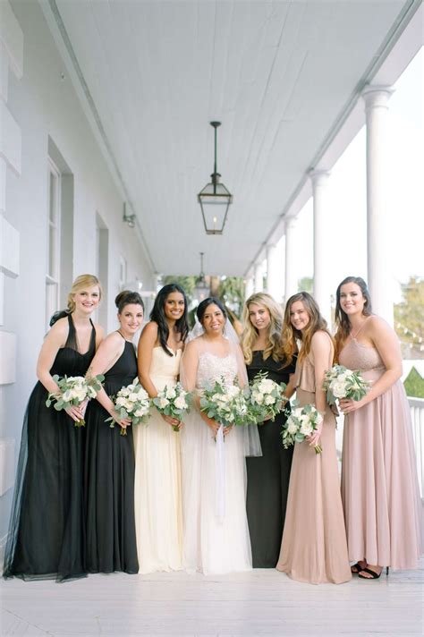 Beige Bridesmaid Dresses