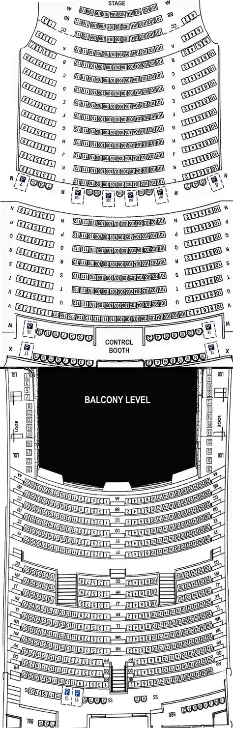 Seating Charts | Robinson Grand Performing Arts Center | Clarksburg, WV