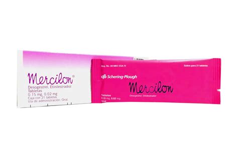 Precio Mercilon 015002 Mg Con 21 Tabletas Farmalisto Mx