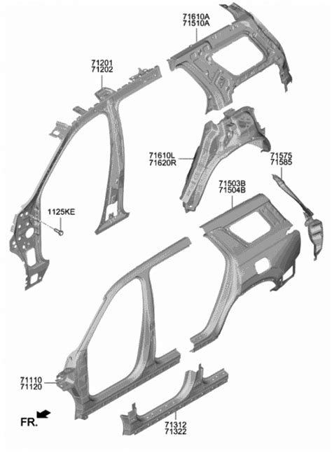 Side Body Panel 2020 Hyundai Palisade