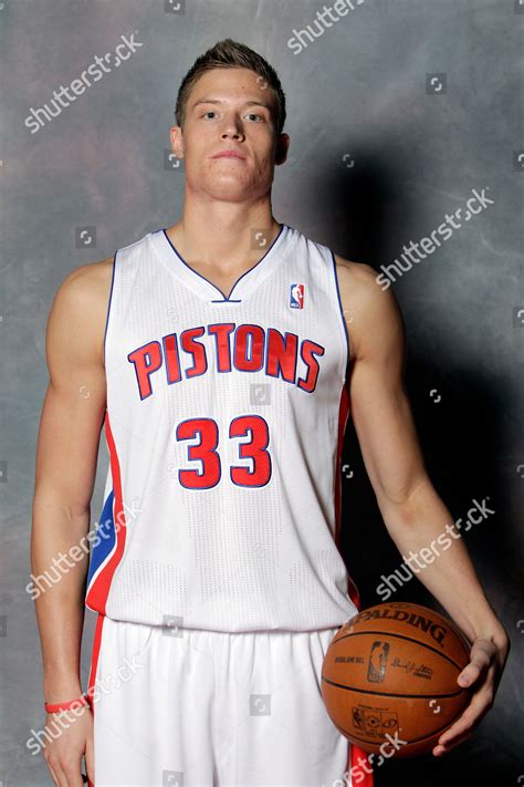 Jonas Jerebko Detroit Pistons Forward Jonas Editorial Stock Photo