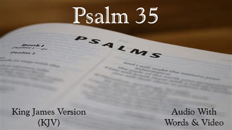 Psalm 35 King James Version KJV Audio Bible YouTube