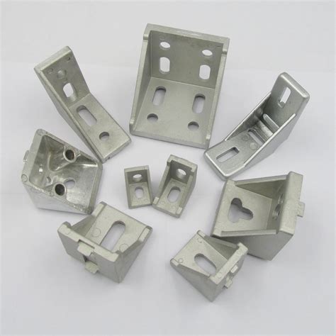 Al Alloy Zn Alloy Gusset Element Brackets Connectors For Aluminum