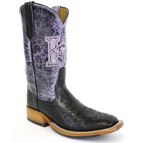 Black Smooth Ostrich Boots | Harris Leather & Silverworks | Legendary