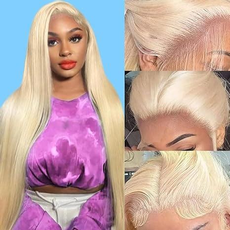 Amazon QTHAIR A Russian Blonde Straight Transparent X