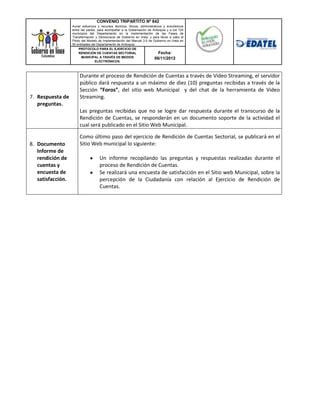 Protocolo Rendicion De Cuentas PDF Descarga Gratuita