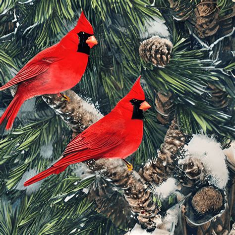 3d 32k Hyper Realistic Cardinal Illustration · Creative Fabrica