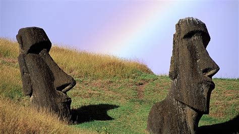 Moai Statues Easter Island Easter Island Statue Moai Hd Wallpaper