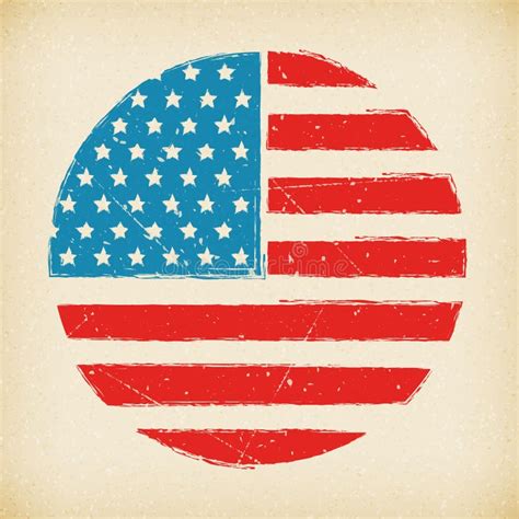 Grunge American Flag Background Stock Illustrations 16742 Grunge