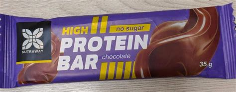Протеиновый батончик Protein bar шоколад Nutraway - калорийность ...