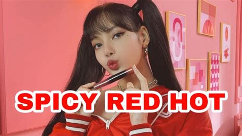 What A Hottie Blackpink S Lisa Flaunts Her Spicy Red Hot Cherry Lips