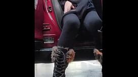 Thick Milf And Ebony Trans Girl Have Sneaky Car Sex In Public Parking Lot Xxx Mobile Porno