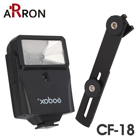 Arron Godox CF 18 Slave Flash Speedlite With Hot Shoe Bracket Mount For Canon Nikon Digital SLR